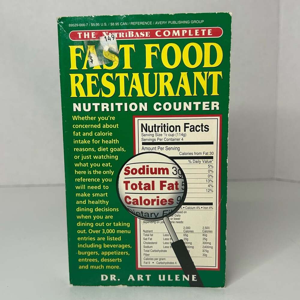 The NutriBase Complete Fast Food Restaurant Nutrition Counter by Dr. Art Ulene